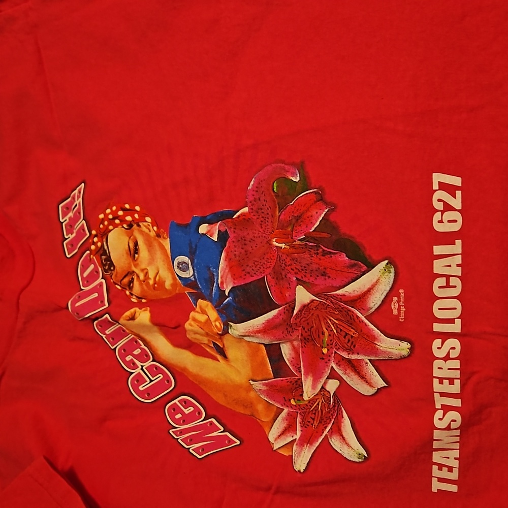Teamsters tshirt with Rosie